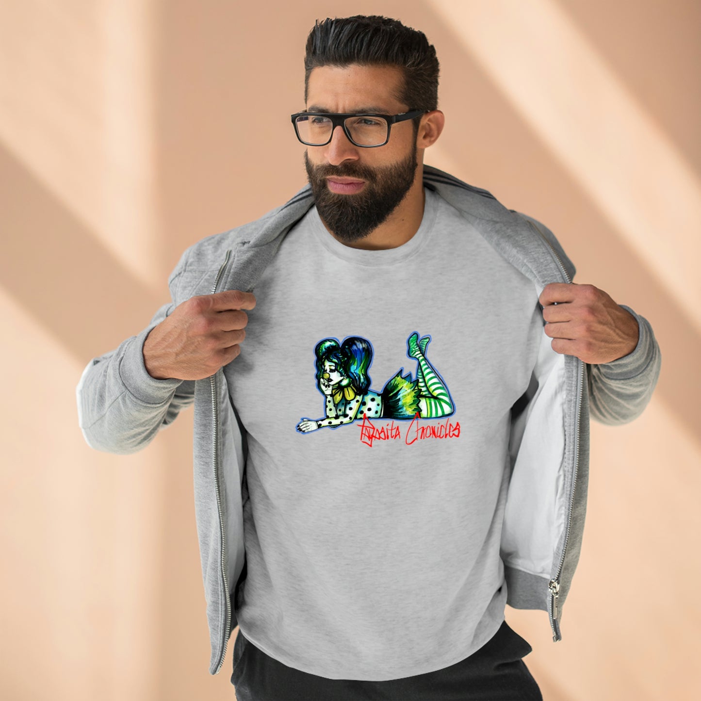Unisex Payasita Chronicles Chillona Premium Crewneck sweatshirt