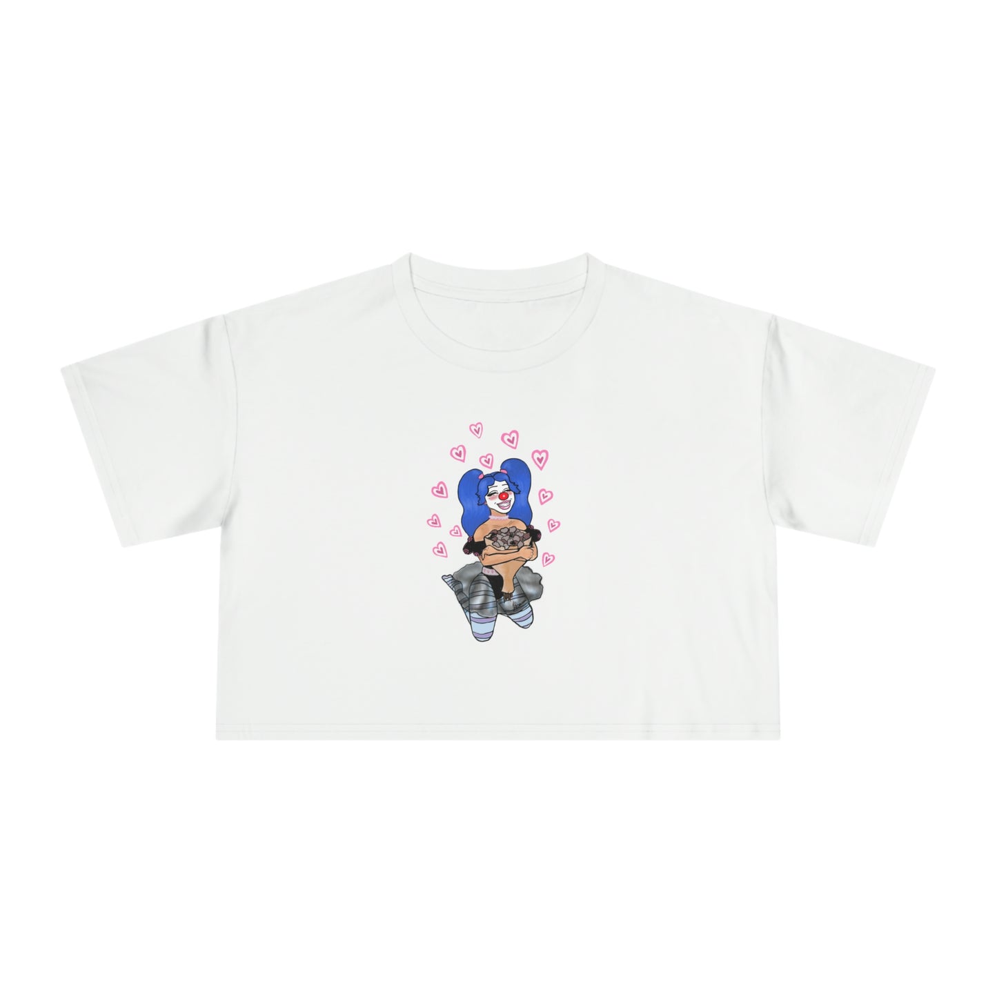 Loquita In Love Women's Crop Tee