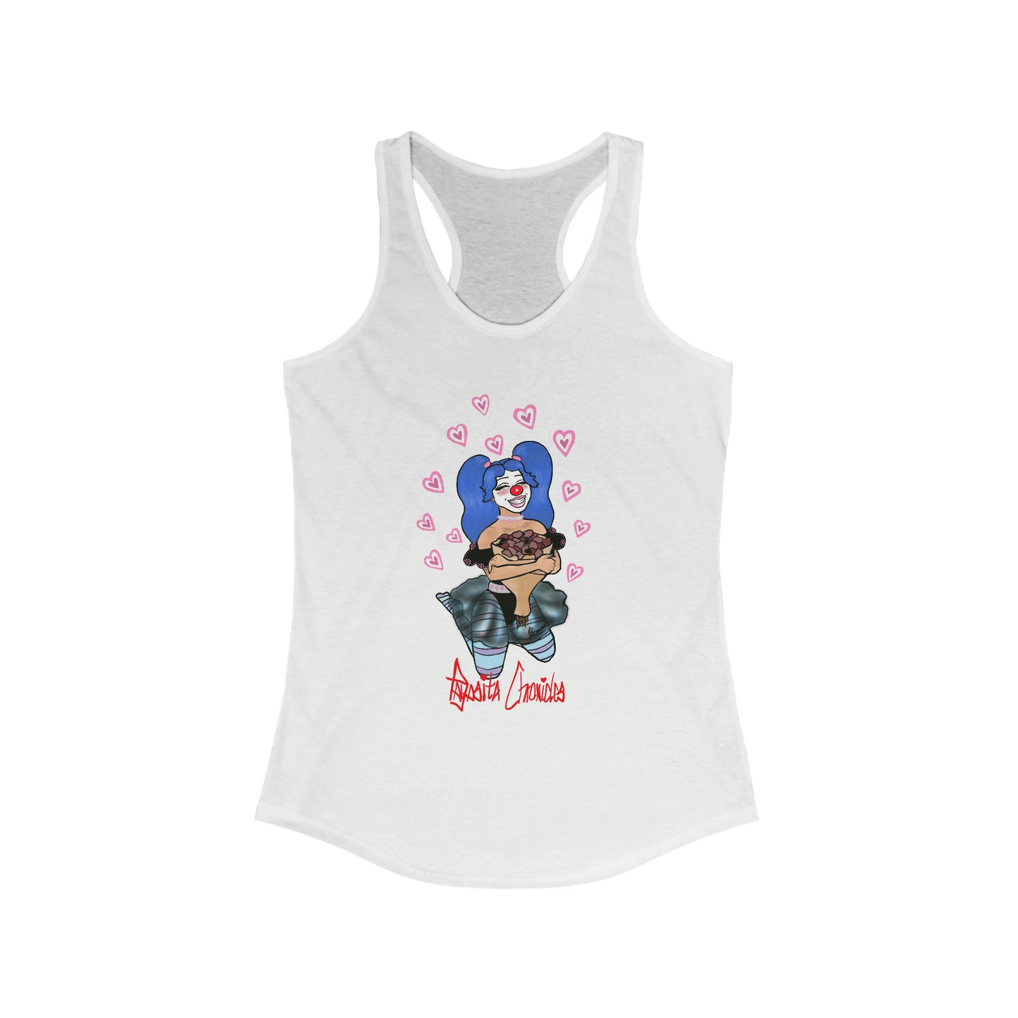 Loquita In Love Racerback Tank Tee