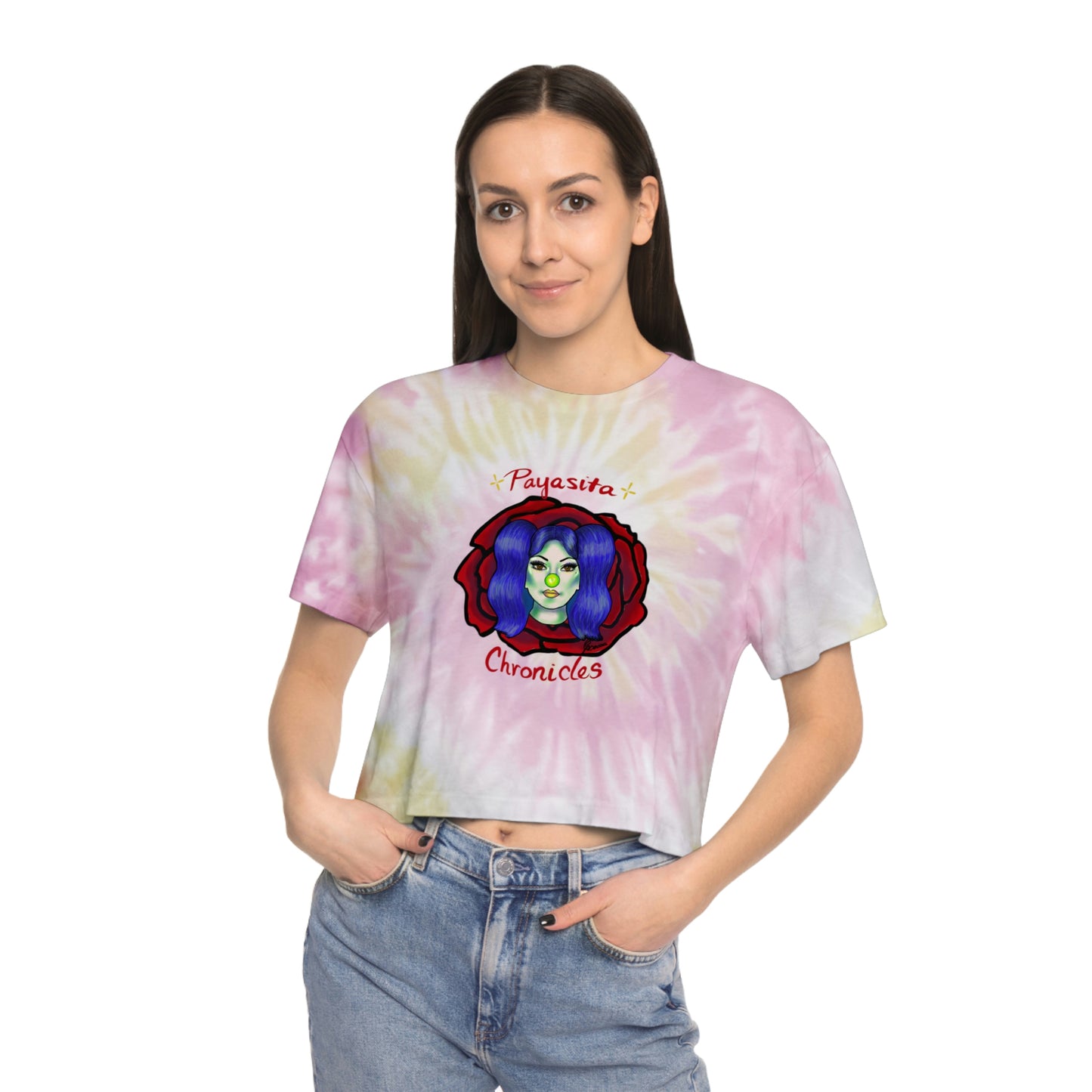 Limited Edition Payasita Chronicles Tie-Dye Crop Tee