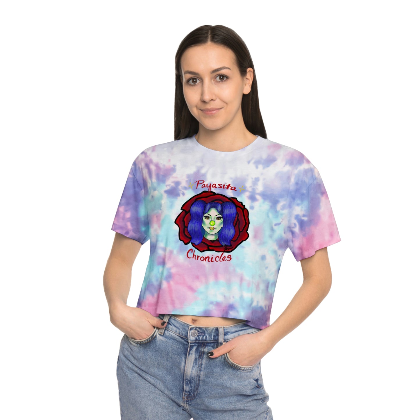 Limited Edition Payasita Chronicles Tie-Dye Crop Tee
