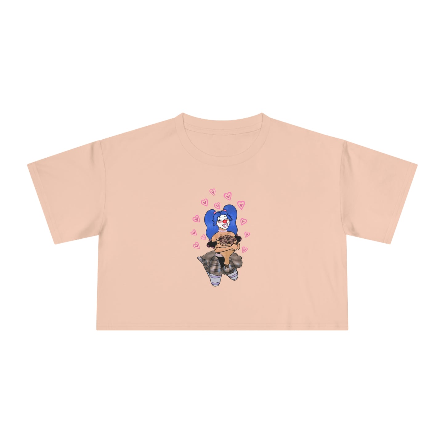 Loquita In Love Women's Crop Tee