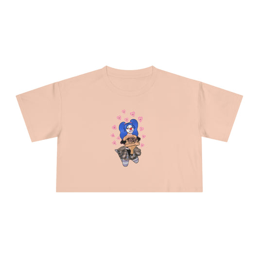 Loquita In Love Women's Crop Tee